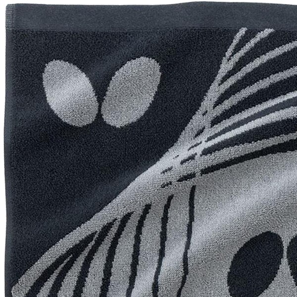 Butterfly Lasicle Hand Towel - Black - Front